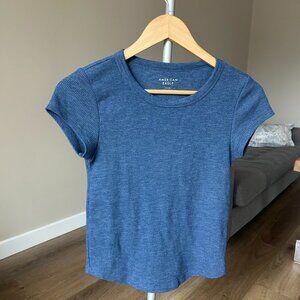 Blue American Eagle waffle tshirt